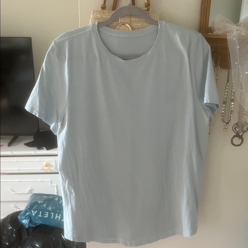 Lululemon blue love tee
